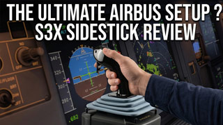 Sim Workshop S3X Review: 1:1 Airbus Sidestick for MOZA AB9