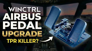 WINCTRL Orion 32 Rudder Pedals Metal Airbus Edition Review (With Damper)